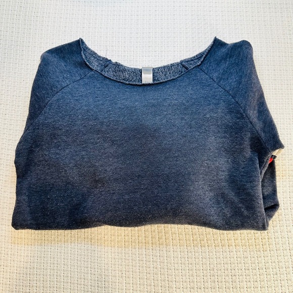 Alternative Earth Blue Striped Sleeve Sweatshirt Pullover Women's‎ XL -sporty - Picture 9 of 12